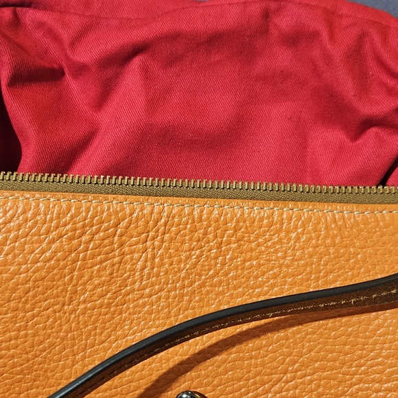 Dooney & Bourke Pebble Grain Tangerine Ginger Crossbody - Picture 10 of 13